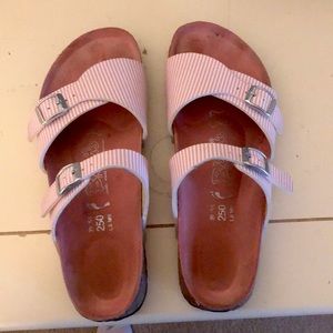Birkenstock Seersucker Sandals